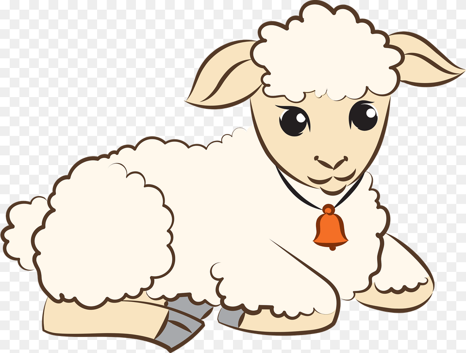 Easter Lamb Clipart, Baby, Person, Livestock, Face Png Image