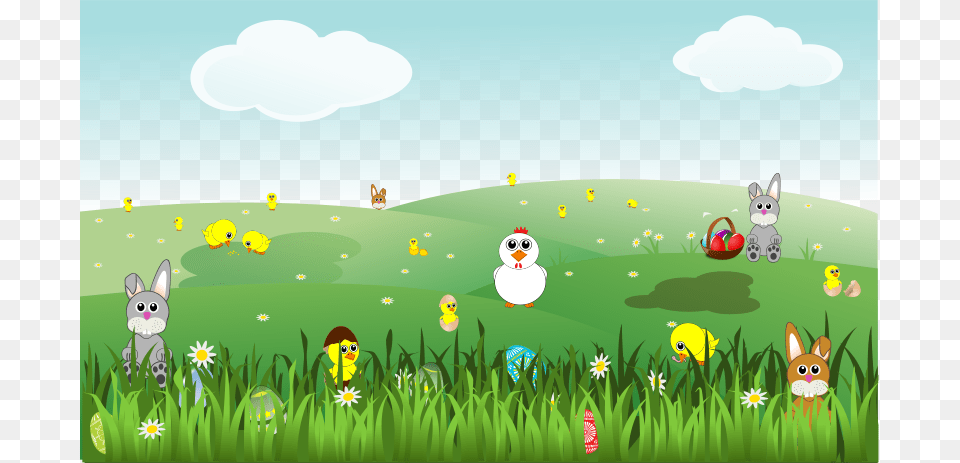 Easter Landscape, Plant, Grass, Outdoors, Nature Free Transparent Png