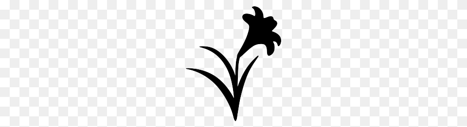 Easter Lily Silhouette Diy Easter Flower, Plant, Stencil, Animal, Kangaroo Png