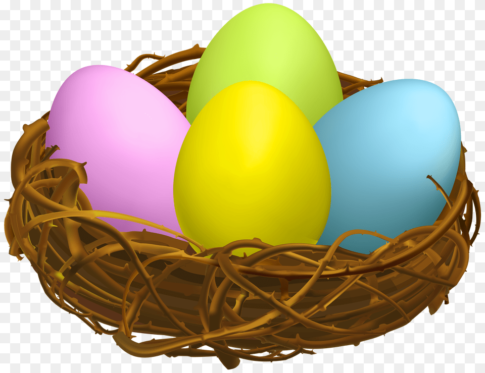 Easter Nest Clipart Free Png