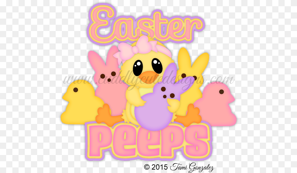 Easter Peeps Cartoon Free Png Download