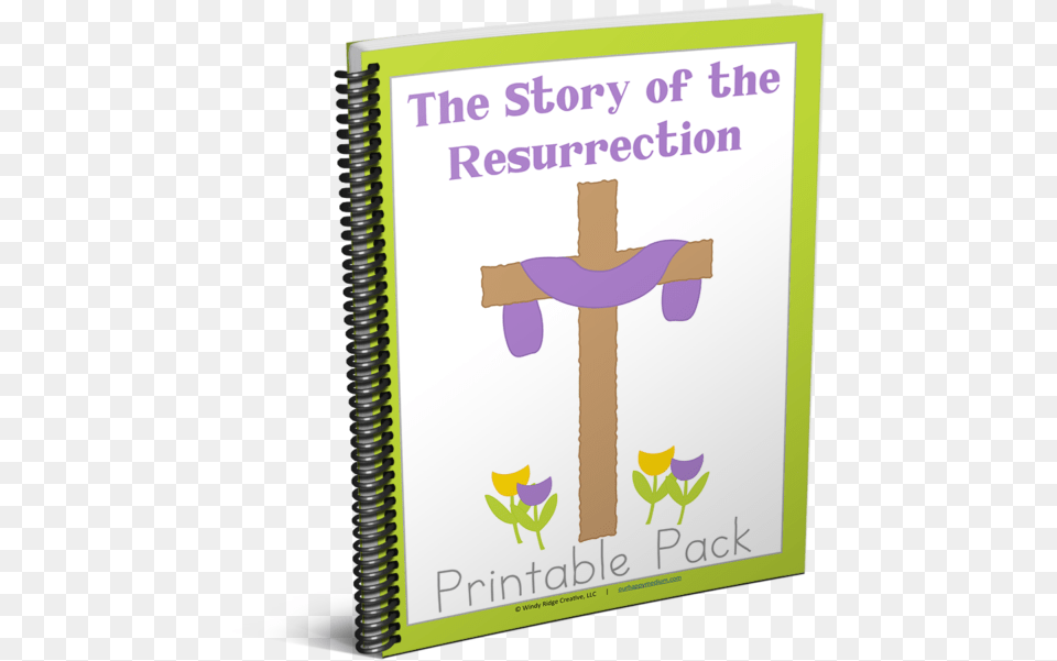 Easter Printables For Kids The Story Of The Resurrection Cross, Symbol, Book, Publication, Page Png Image
