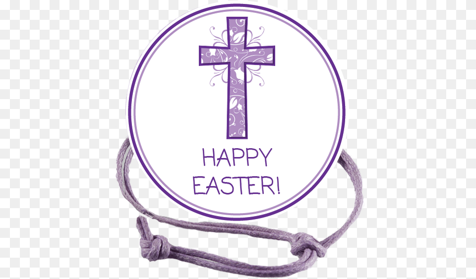 Easter Purple Cross Napkin Knot Product Cross, Symbol Free Png