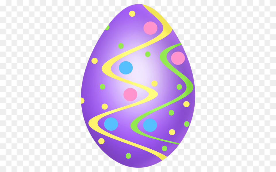 Easter Purple Egg Decoration Clipart Picture Infantiles, Easter Egg, Food, Disk Png Image