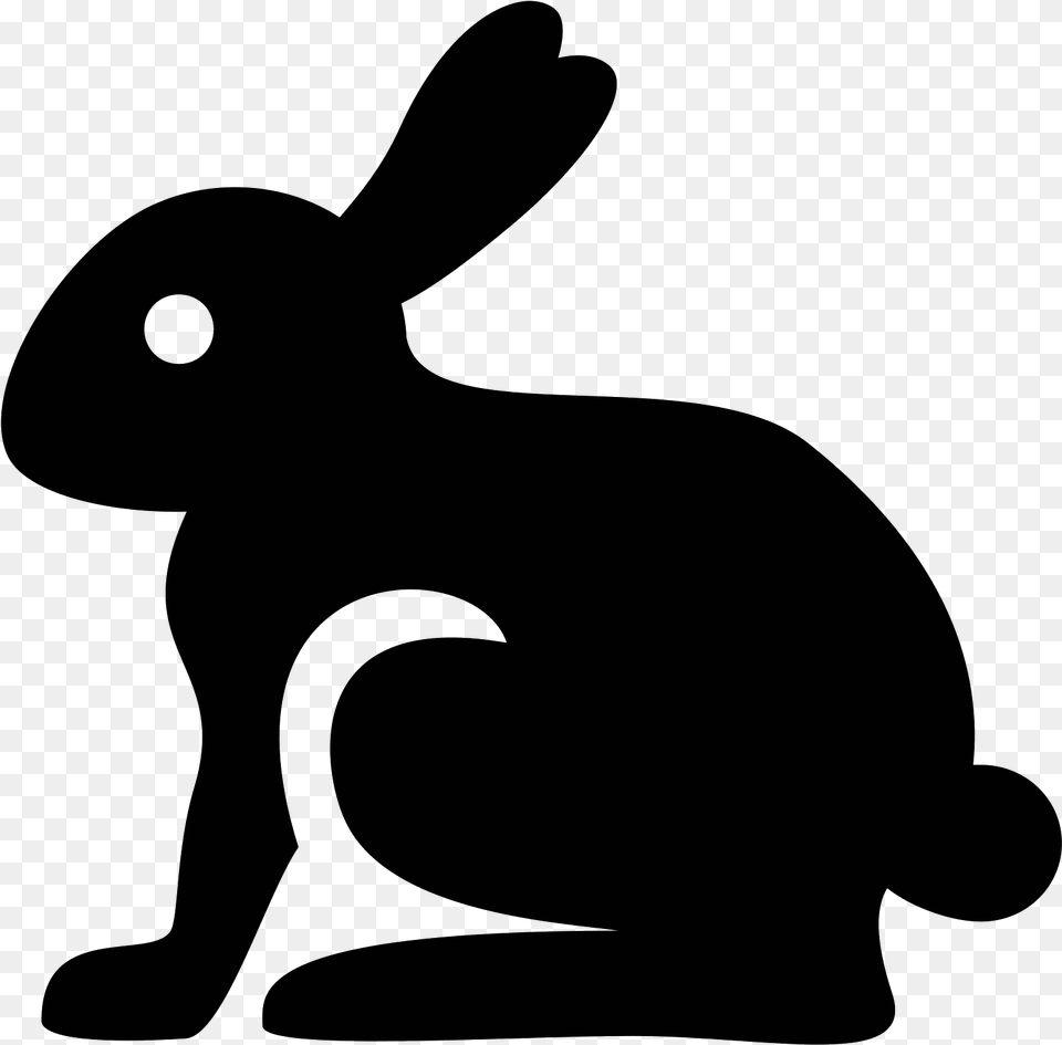 Easter Rabbit Icon Rabbit Icon Jpg, Gray Png Image