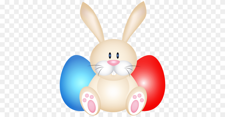 Easter Rabit Whit Eggs Clip Art, Animal, Mammal, Rabbit Free Transparent Png