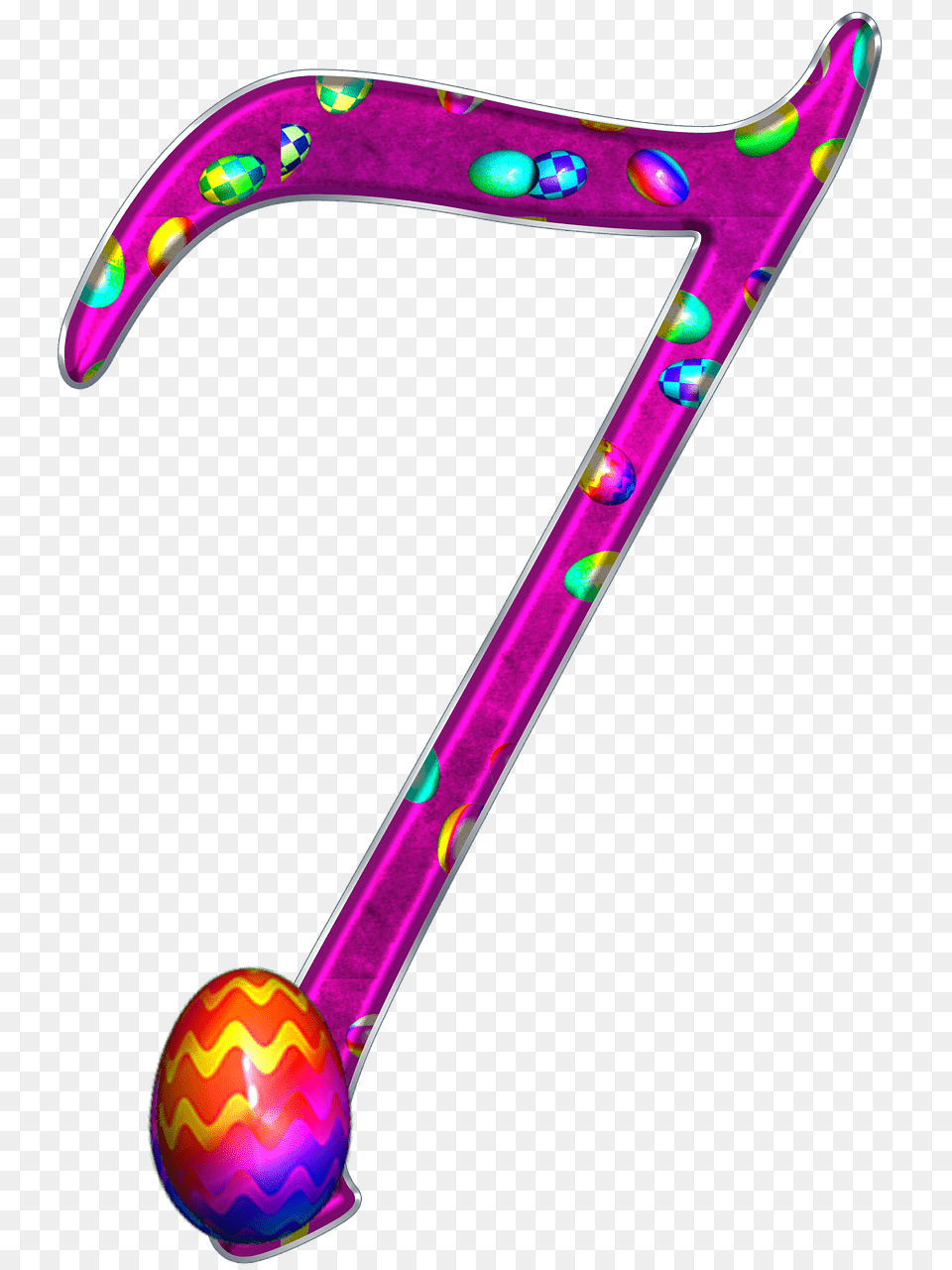 Easter Theme Number, Stick Free Png