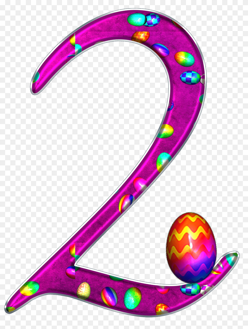 Easter Theme Number Free Png