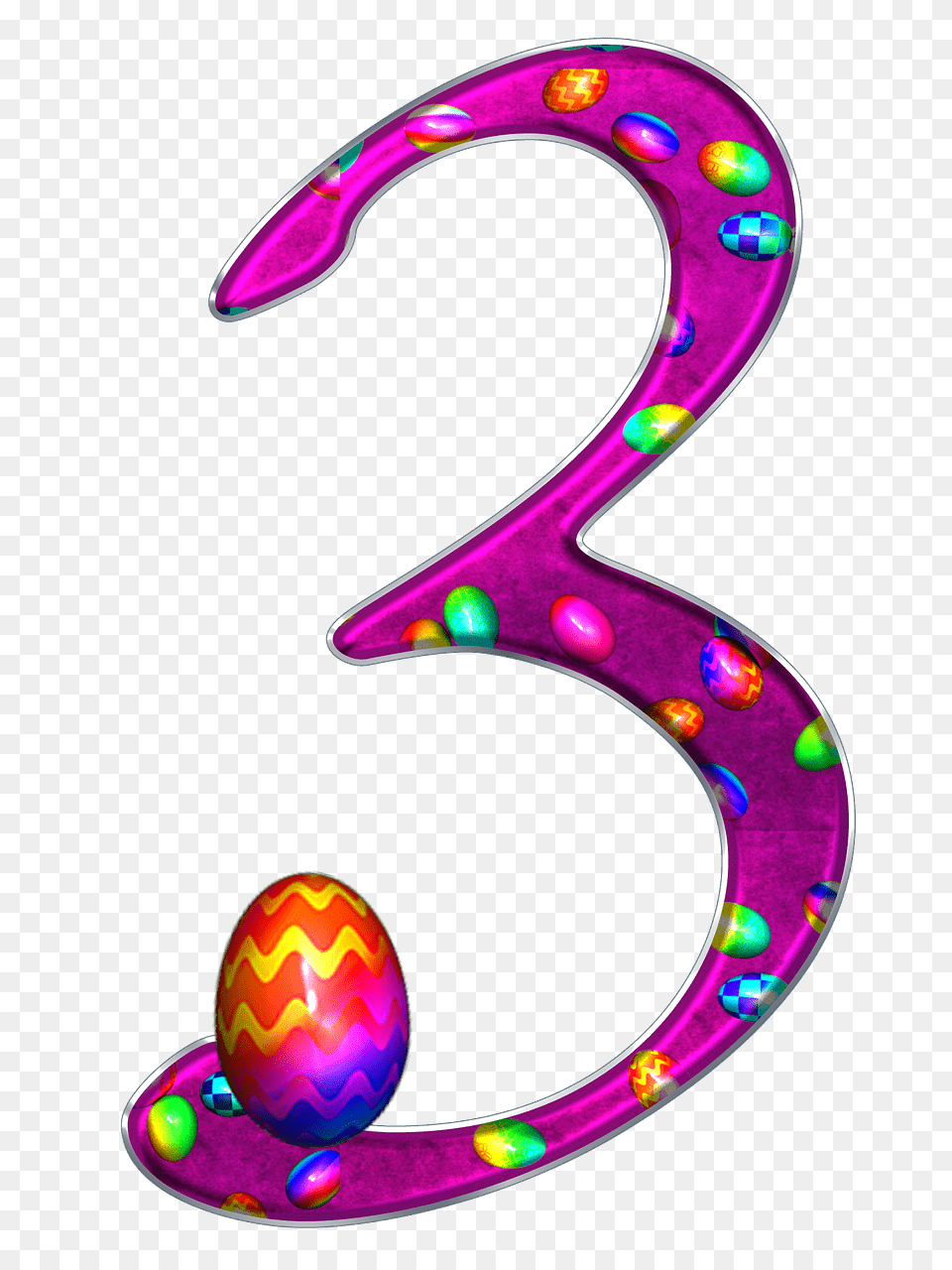 Easter Theme Number, Purple, Text Png Image