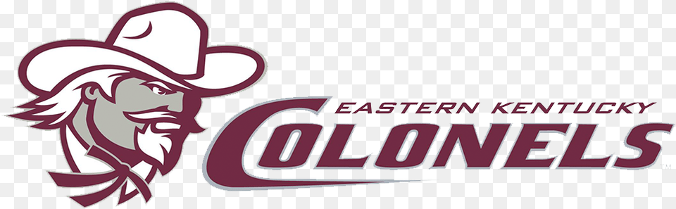 Eastern Kentucky Colonels Logo Eastern Kentucky University Football Logo, Clothing, Hat, Cowboy Hat, Baby Free Png