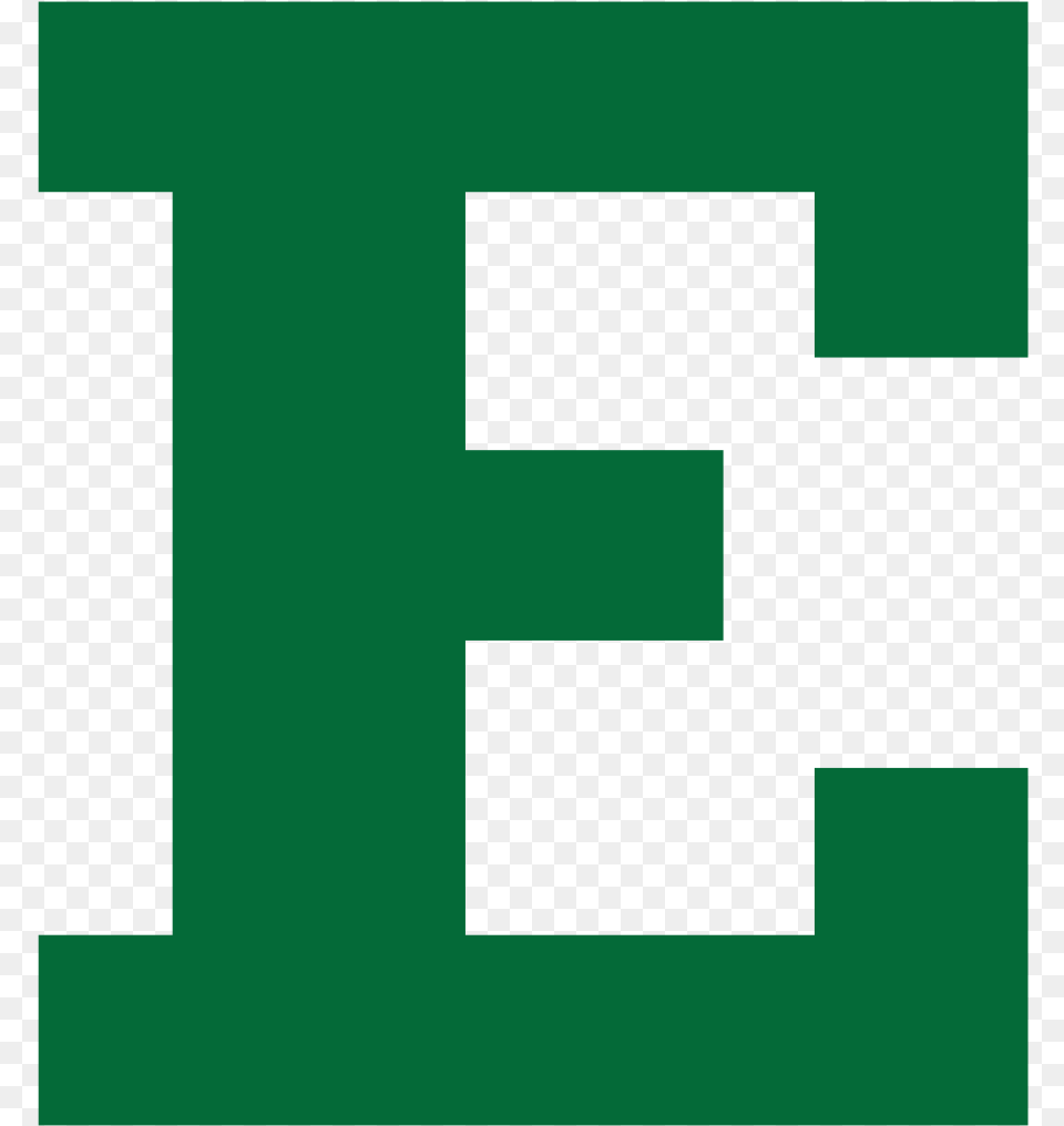 Eastern Michigan Athletics Logo, Green Png