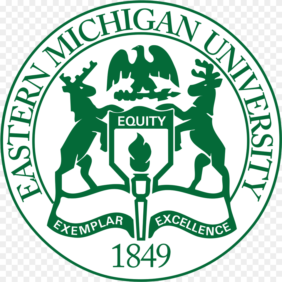 Eastern Michigan Logos Logo Eastern Michigan University, Badge, Symbol, Emblem, Person Free Transparent Png