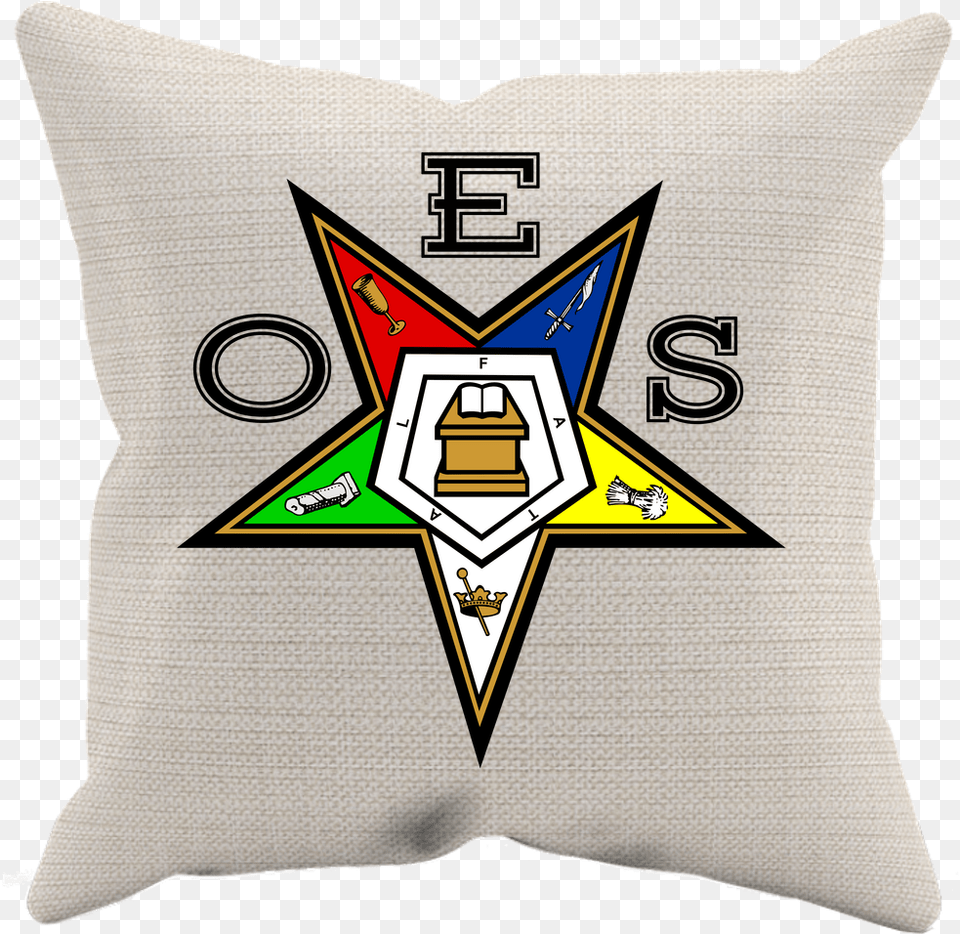 Eastern Star, Cushion, Home Decor, Pillow, Symbol Png