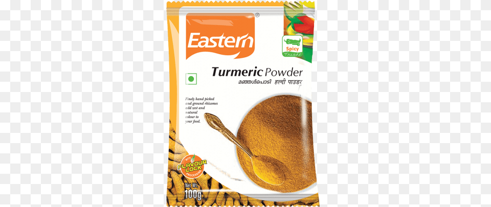 Eastern Turmeric Powder 50 Gm, Cutlery, Spoon, Food, Produce Png