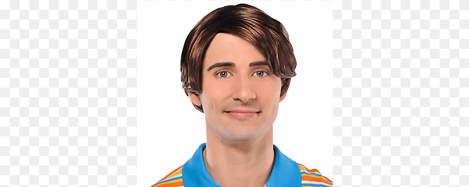 Easy 5sos Halloween Group Costumes Are Here To Make 70s Dude Wig Adult Costume Accessory, Smile, Body Part, Face, Happy Free Transparent Png