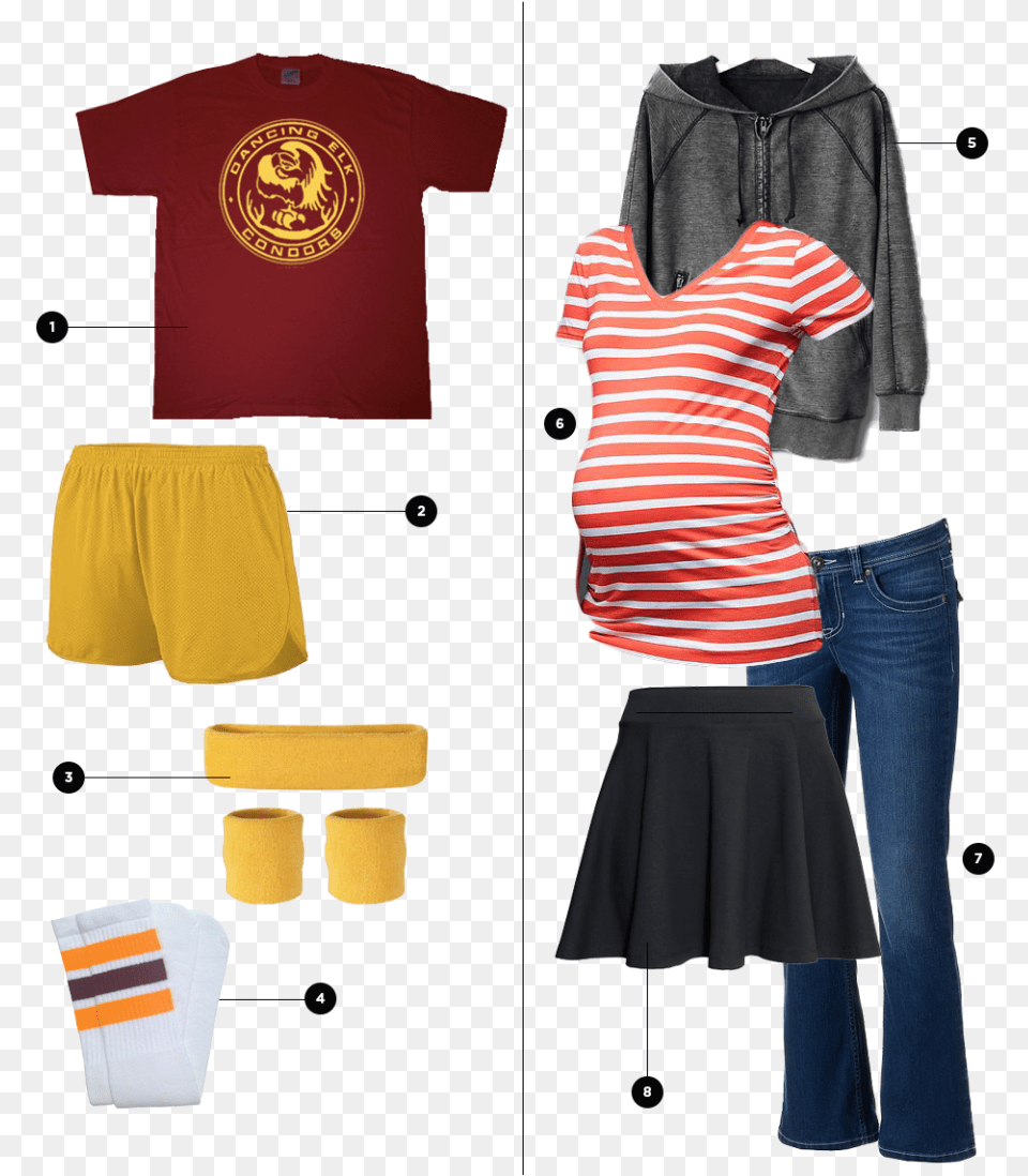 Easy And Creative Halloween Costume Ideas For Couples Verily Short Sleeve, T-shirt, Clothing, Shorts, Skirt Free Png Download