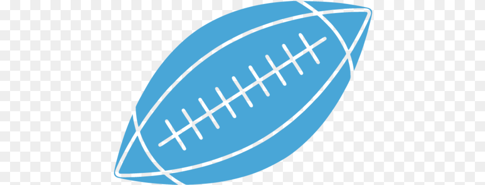 Easy Black And Blue Football Icon, Rugby, Sport Free Png