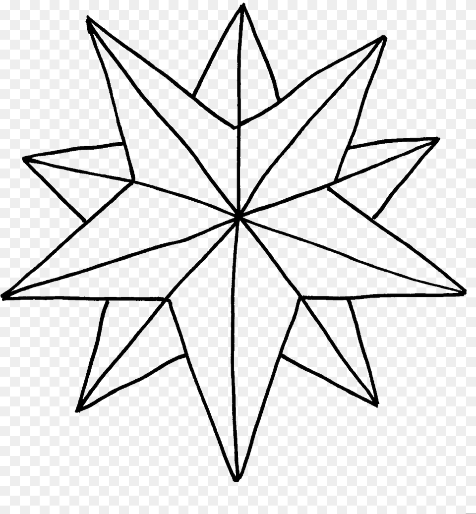 Easy Christmas Star Drawing Clipart Download Christmas Star Coloring Page, Star Symbol, Symbol, Nature, Outdoors Png