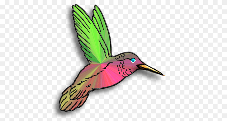 Easy Cliparts, Animal, Bird, Hummingbird Free Transparent Png