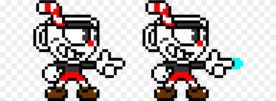 Easy Cuphead Pixel Art, Qr Code Free Png