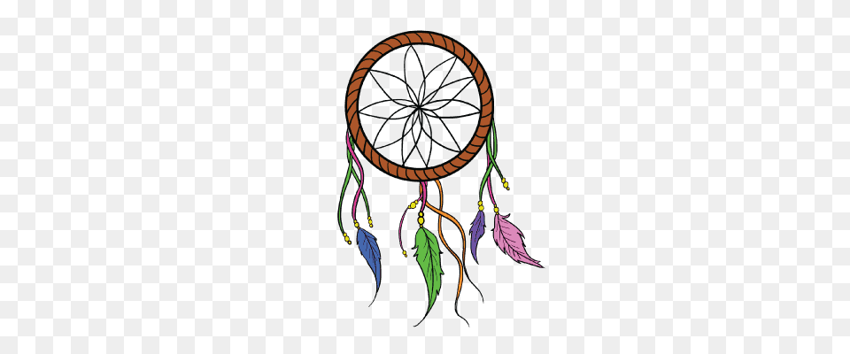 Easy Drawings How To Draw A Dream Catcher Really Easy Drawing, Accessories, Jewelry, Necklace, Art Free Png