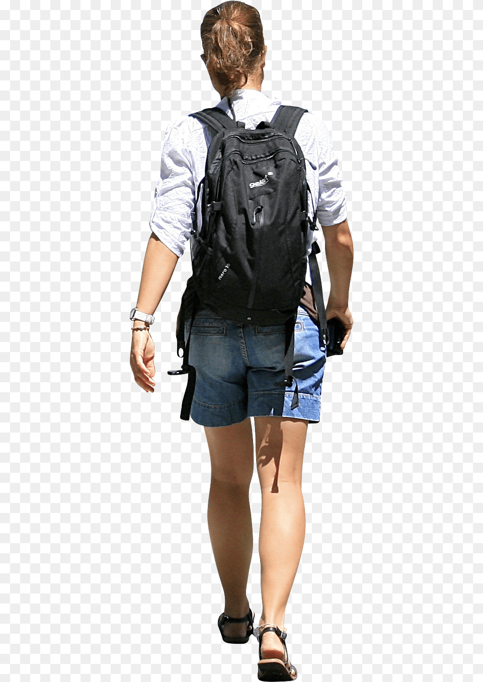 Easy Entourage Person Walking Away, Shorts, Bag, Clothing, Adult Png