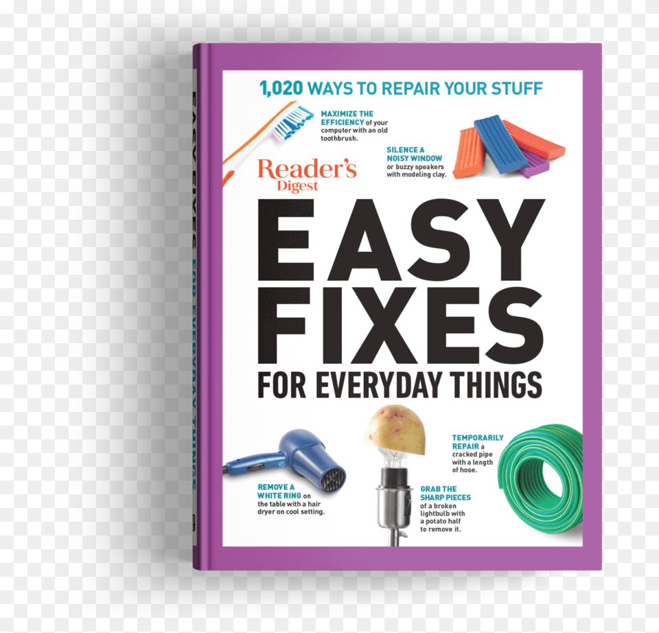Easy Fixes For Everyday Things Digest, Advertisement, Appliance, Blow Dryer, Device Free Png Download