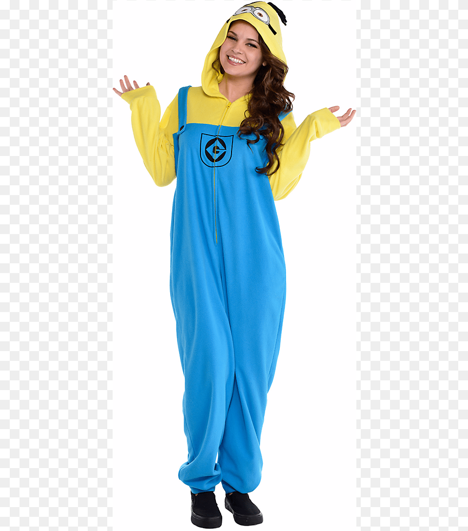 Easy Halloween 2017 Costumes That Aren39t Culturally Minion Halloween Costume Onesie, Adult, Person, Woman, Female Free Transparent Png