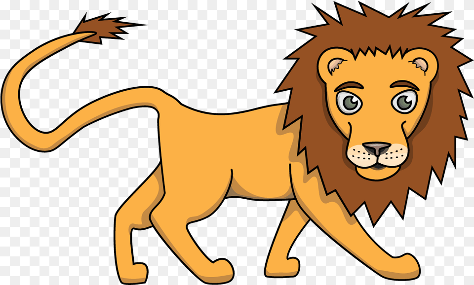 Easy Lion Drawing How To Draw Felix Jungle Buddies Lion Drawing, Animal, Mammal, Wildlife, Face Free Png Download
