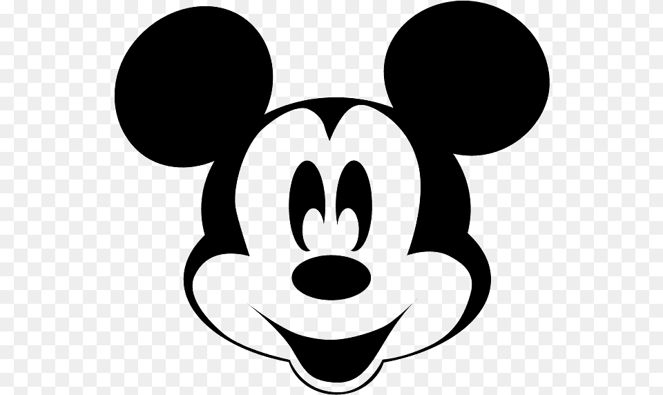 Easy Mickey Mouse Cross Stitch Pattern, Gray Free Png Download