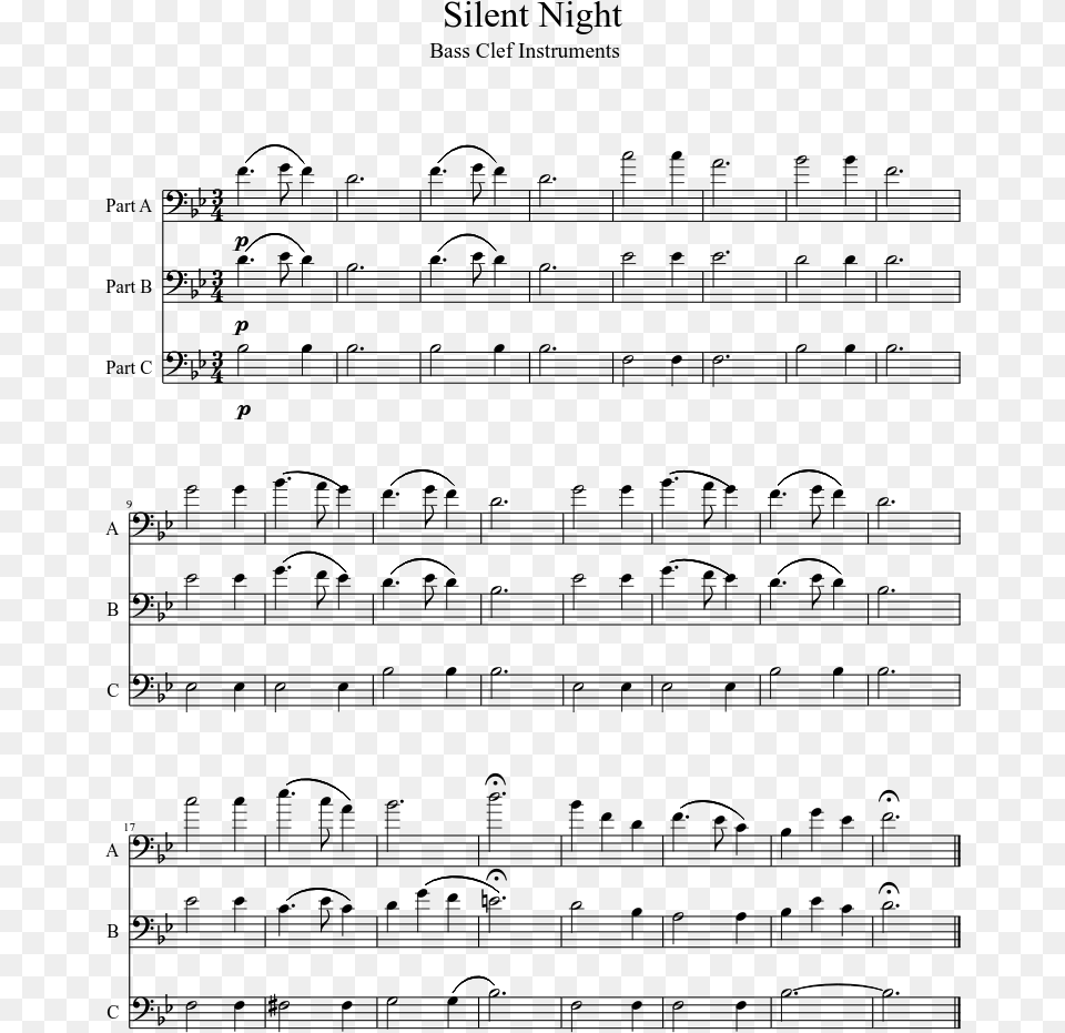 Easy Piano Duet Sheet Music, Gray Png Image