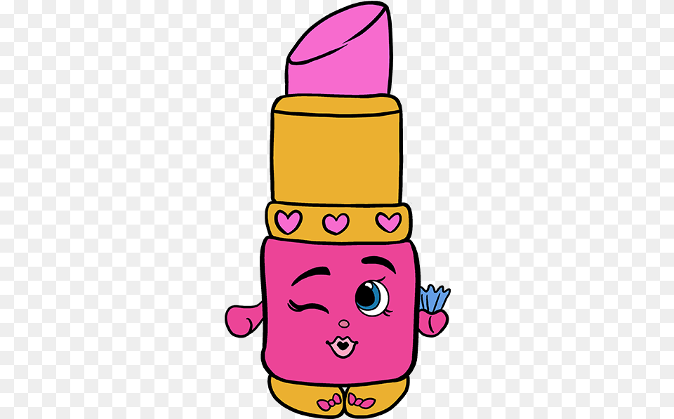 Easy Pictures Of Shopkins, Cosmetics, Lipstick, Purple, Face Free Png