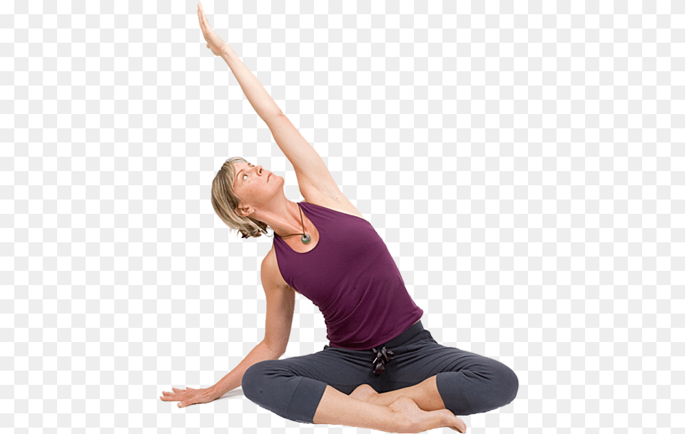 Easy Pose Side Stretch, Adult, Woman, Person, Female Free Png
