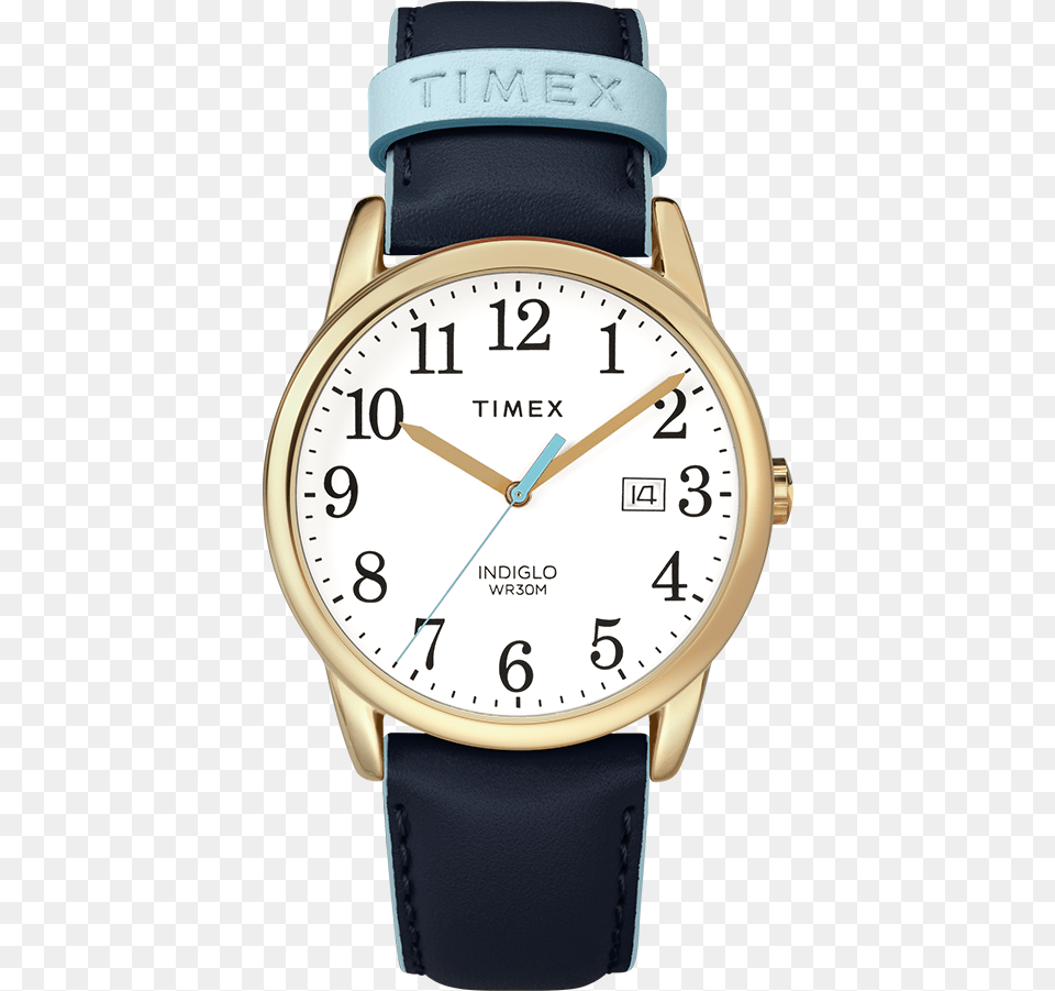 Easy Reader Color Pop 38mm Leather Strap Watch, Arm, Body Part, Person, Wristwatch Free Transparent Png