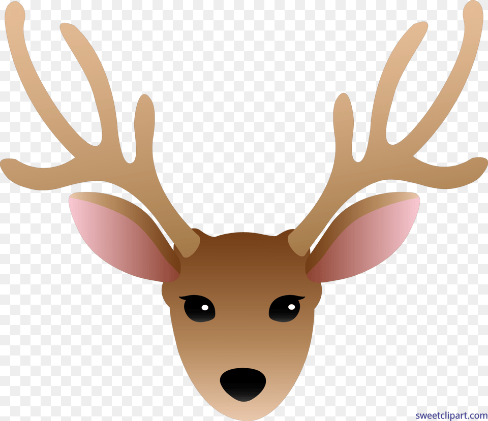 Easy Reindeer Cliparts Easy Deer Clip Art, Animal, Antler, Mammal, Wildlife Free Transparent Png