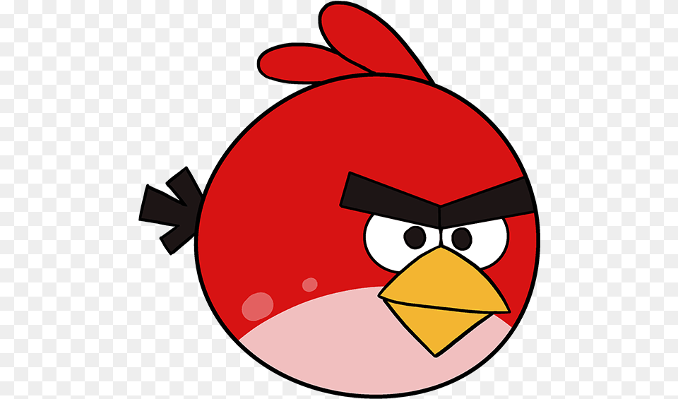 Easy Simple Drawings Of Angry Birds Angry Birds Red, Astronomy, Moon, Nature, Night Free Png