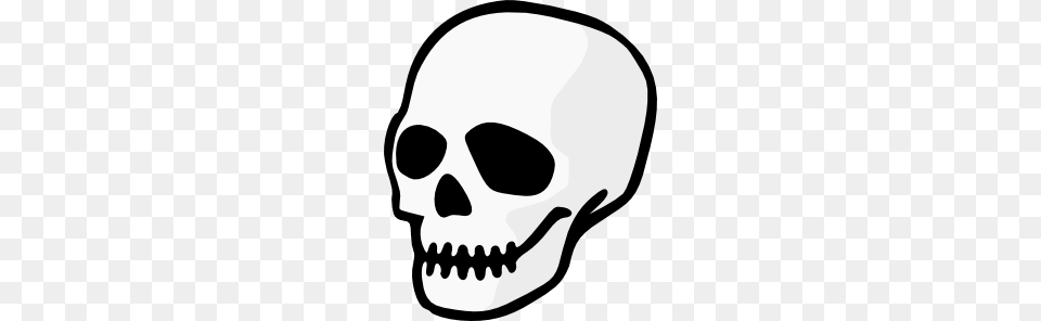Easy Skull Cliparts, Stencil, Clothing, Hardhat, Helmet Free Png Download