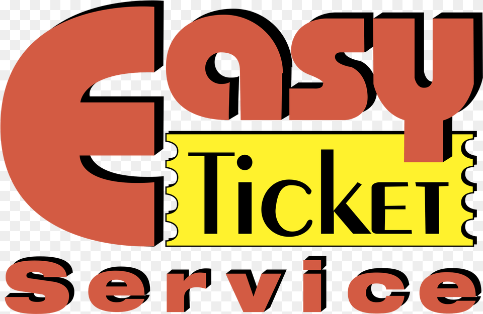 Easy Ticket Service Logo Vertical, Text, Number, Symbol, Advertisement Free Transparent Png