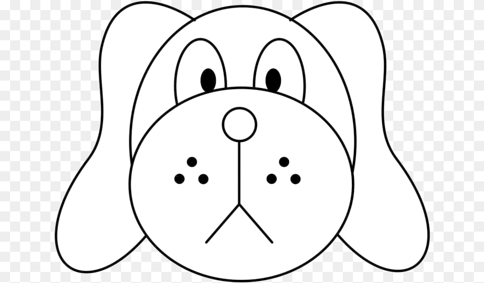 Easy To Draw Dog How Face Clipart Best Draw Simple Puppy Face, Stencil, Nature, Outdoors, Snow Free Transparent Png