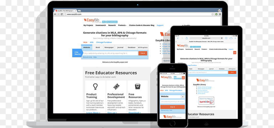 Easybib Automatically Creates Citations For Your Bibliography, Electronics, Computer, Mobile Phone, Phone Png