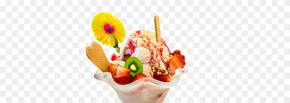 Eat Food, Cream, Dessert, Ice Cream Free Png Download
