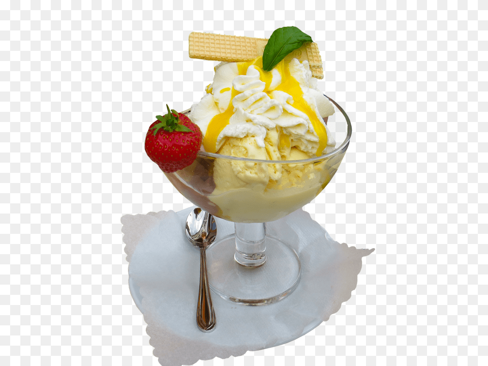 Eat Cream, Dessert, Food, Ice Cream Png Image