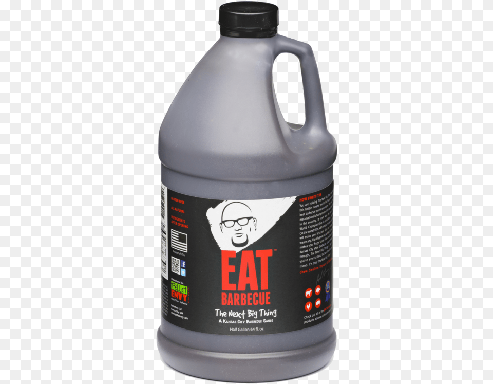 Eat Barbecue The Next Big Thing Sauce 12 Gallon Eat Bbq 39the Most Powerful Stuff39 Bbq Rub, Head, Person, Face, Shaker Free Png Download