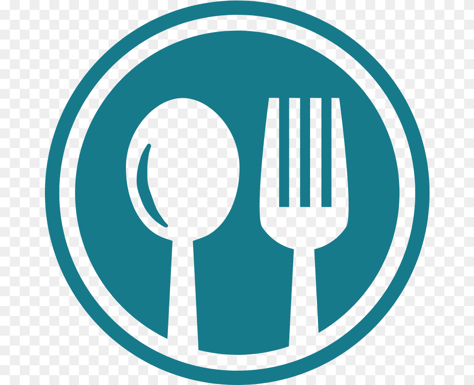 Eat Circle Icon Clipart White Food Icon, Cutlery, Fork, Disk Png