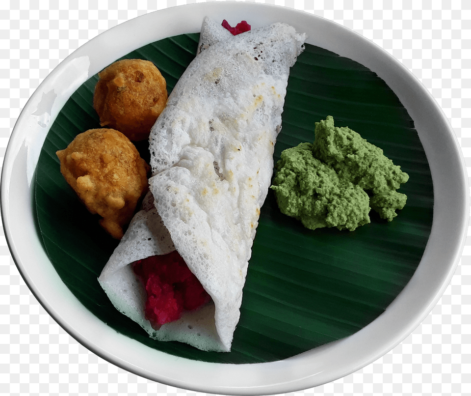 Eat Crispy Hot Masala Dosas Dipping Pieces In Sambar Masala Dosa, Food, Food Presentation, Plate, Bread Png