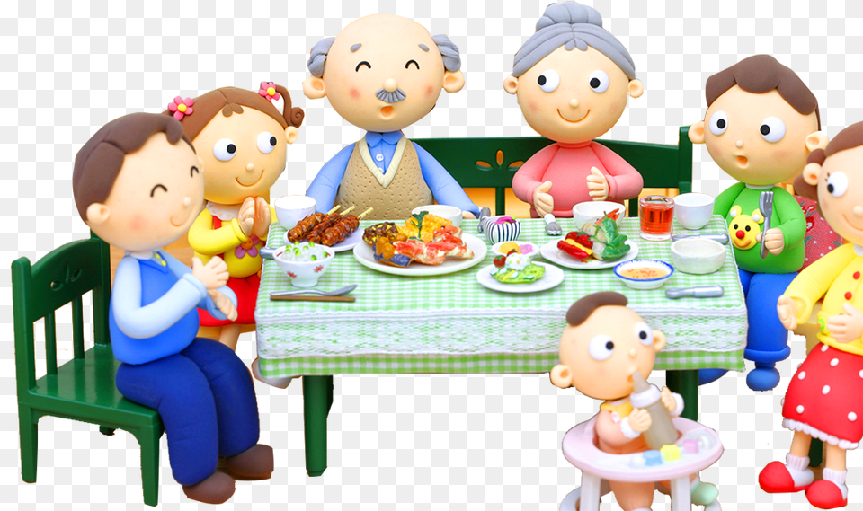 Eat Dinner With Family Clipart Showing Love To Family Clipart, Food, Person, People, Meal Png