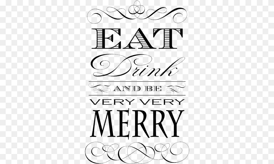 Eat Drink And Be Merry Illustration, Text, Blackboard Png