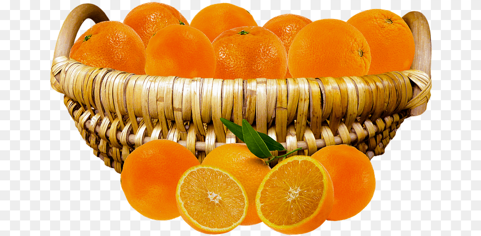 Eat Drink Food Fruit Fruit Basket Isolated Orange Orange Basket, Citrus Fruit, Grapefruit, Plant, Produce Free Transparent Png