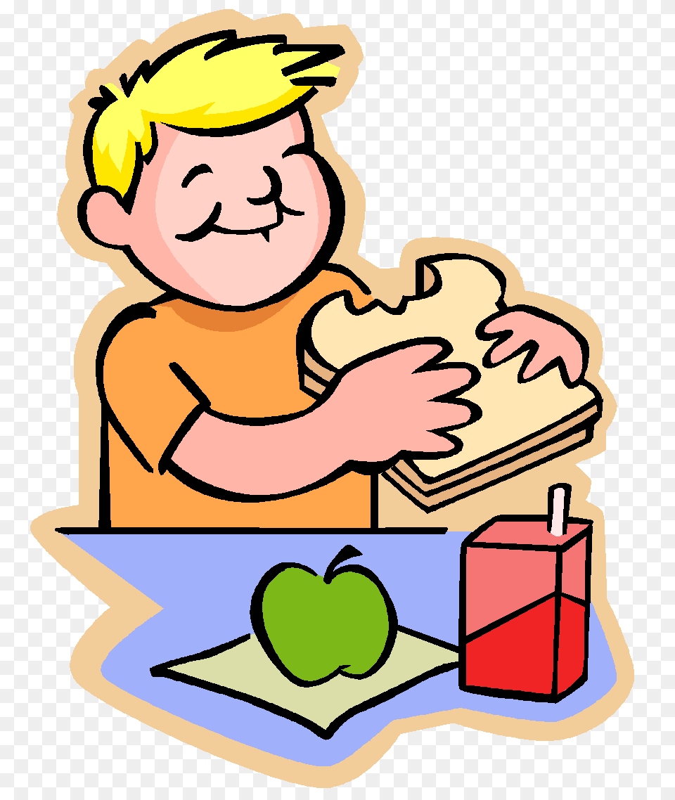Eat Lunch Clipart Clip Art Eating, Person, Reading, Baby, Face Free Png