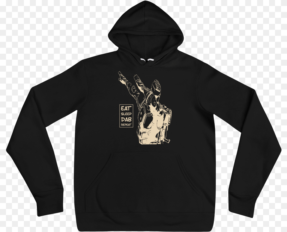 Eat Sleep Dab Repeat, Sweatshirt, Clothing, Hood, Hoodie Png